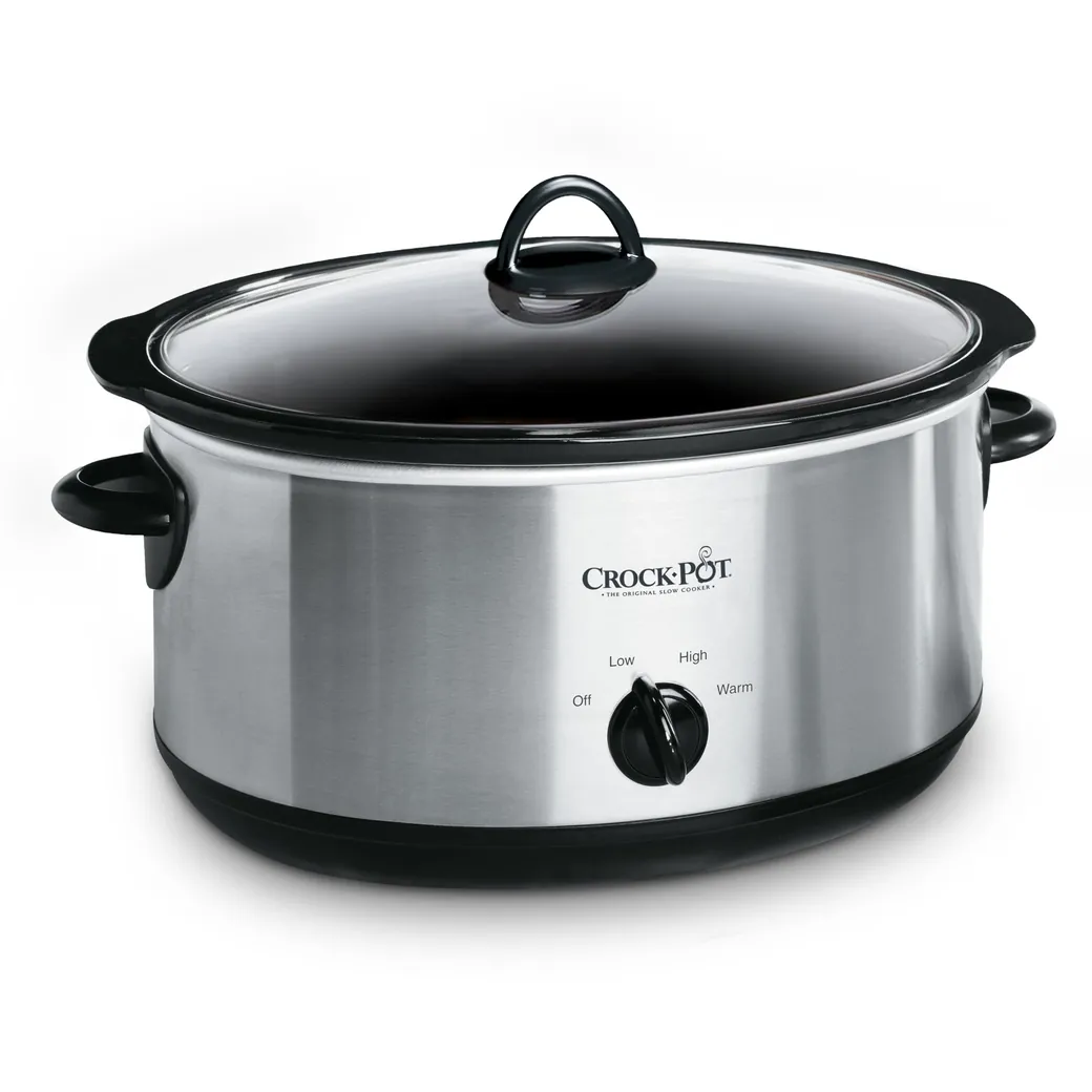 Crock-Pot Manual 7 qt, acero inoxidable (SCV700-SS)