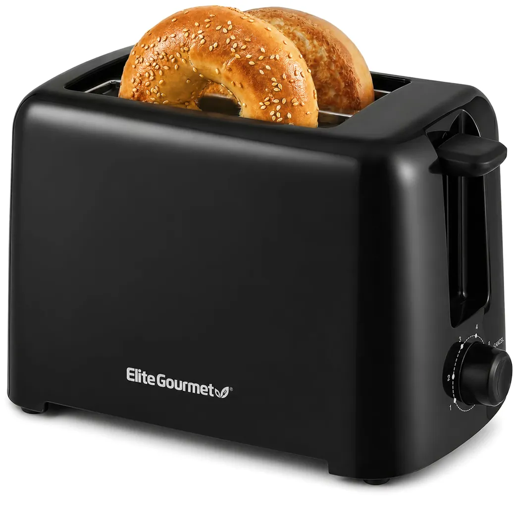 Elite Gourmet Cool-Touch (tostadora 2 rebanadas, ECT1027B)