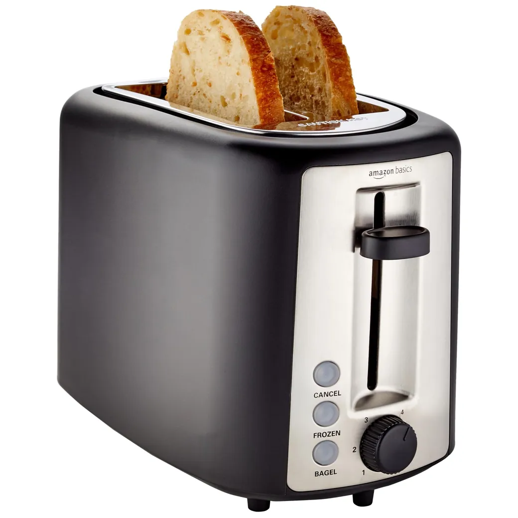Amazon Basics Tostadora 2 rebanadas (KT-3680)